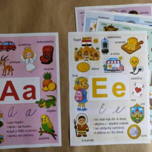 Samohlásky A, E, I, O, U